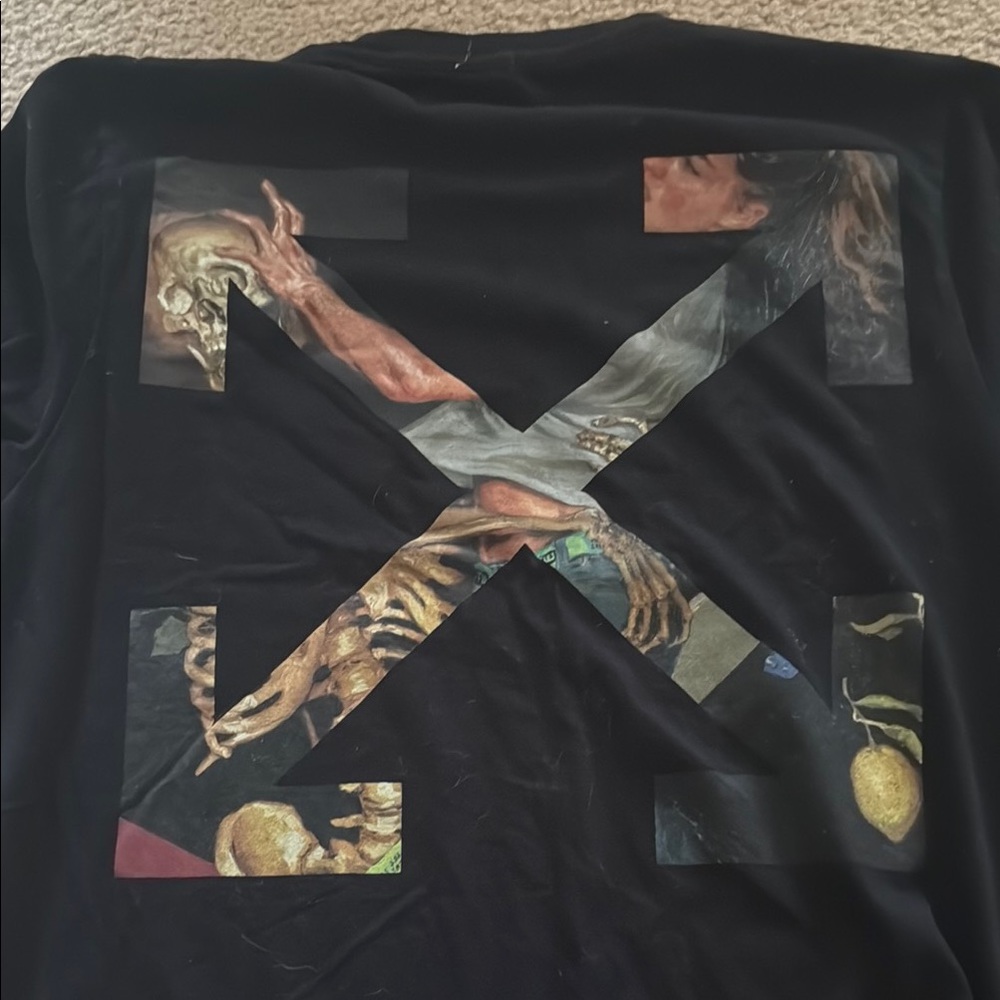 Off White Pascal Arrow Print Long Sleeve